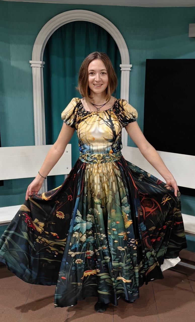 Graphics for the dress pattern